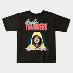 Greta Thunberg //// Aesthetic Fanart Design Kids T-Shirt